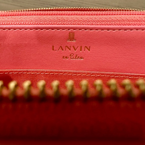 Lanvin En Bleu Sparkle Zip Around Wallet - Picture 11 of 16